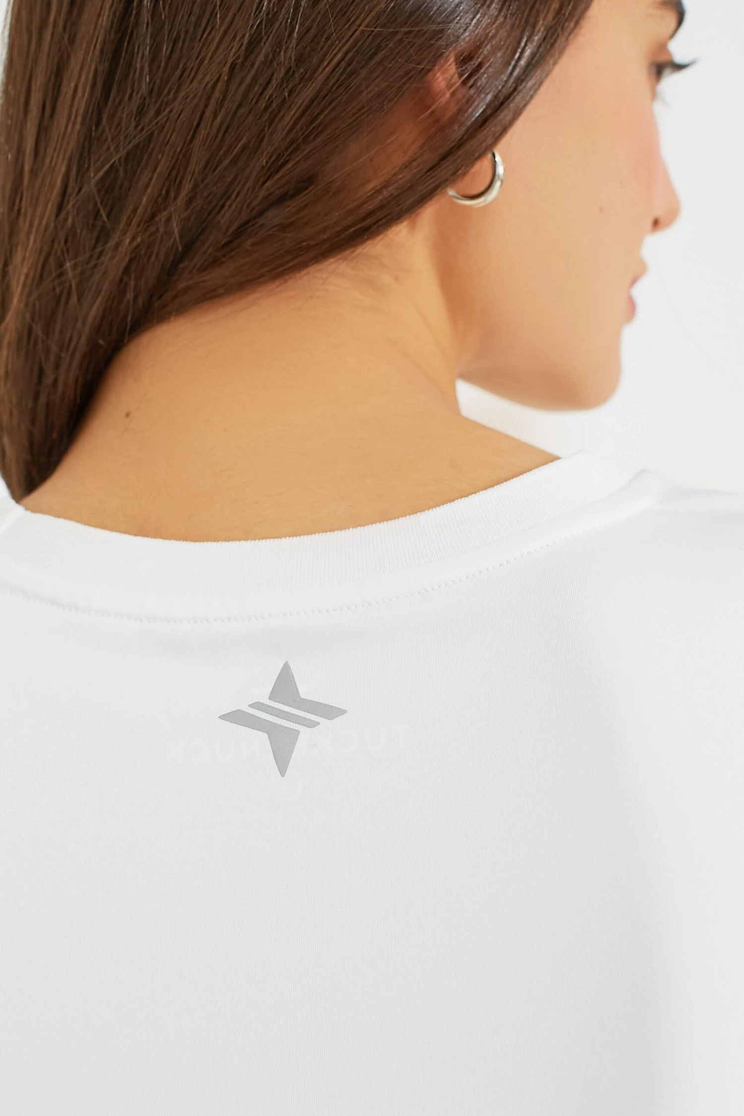 White Cropped Ryan Boyfriend Tee 6 White Cropped Ryan Boyfriend Tee - Image 6