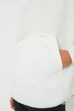 White Fleece Cady Quarter Zip -Outfit And Shoe Sales Store YOnzfbyiJK9MVxg1woAqLDJqu8DcRn1n 1