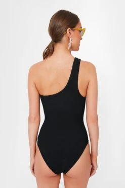 Black Nancy Swim One Shoulder One Piece -Outfit And Shoe Sales Store YQ0teON93NDMinED8jNoycLpO9eGQXwK 1