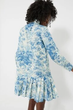 Misty Blue Toile Tate Dress -Outfit And Shoe Sales Store YX9oWWOrpJkIQaiIRIGH0pjJ61uLvHw7 1