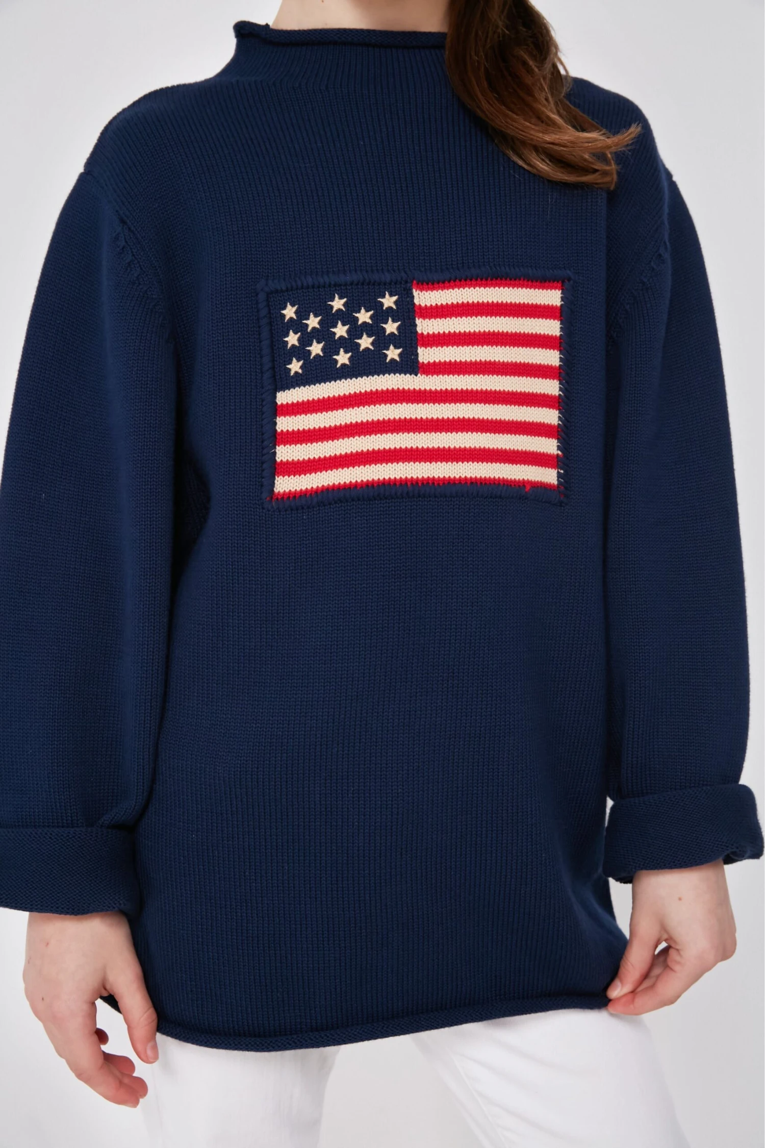 Kid's Navy Americana Sweater 5 Kid's Navy Americana Sweater - Image 5