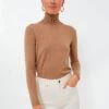 Weekend Max Mara Camel Kiku Turtleneck