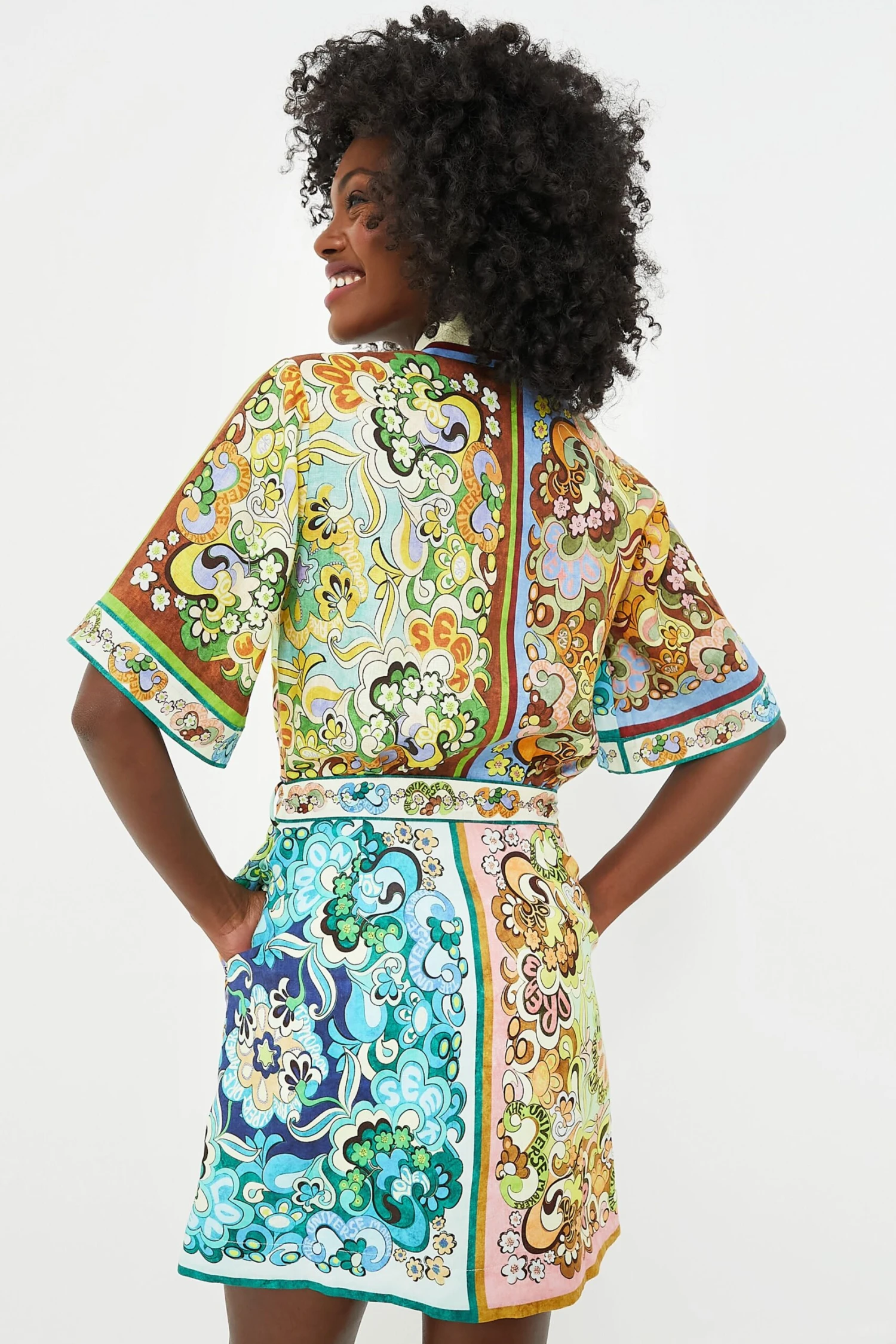 Multi Dreamer Mini Dress 4 Multi Dreamer Mini Dress - Image 4