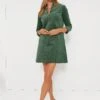 Green Corduroy Clifton Dress