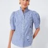 Blue Striped Alicia Blouse