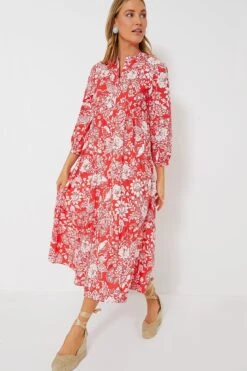 Red Floral McCauley Midi Dress 11 Red Floral McCauley Midi Dress -Outfit And Shoe Sales Store ZY80E1i58Ifsrm8CD0OhvzN44L069Grg 1