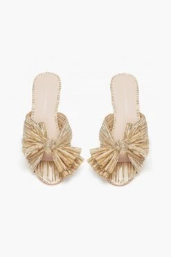Loeffler Randall Gold Emilia Pleated Knot Mules 9 Loeffler Randall Gold Emilia Pleated Knot Mules -Outfit And Shoe Sales Store ZcGK5RjzcG9JGzd3bBGKfqvIV6AGvm8p 1
