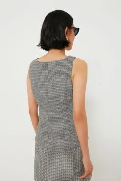 Black Tweed Amira Top -Outfit And Shoe Sales Store ZsP8WxQTKtvghbZo397FhALnIJaSM2rN 1