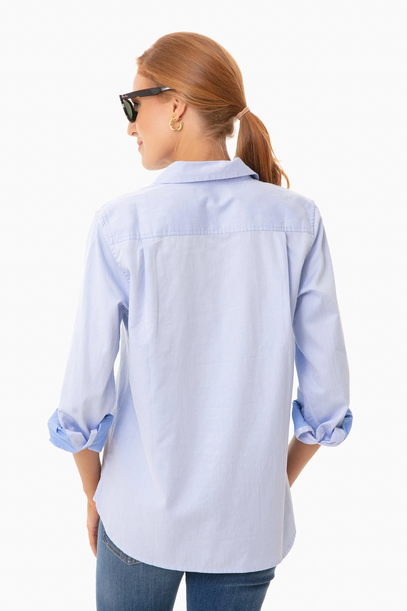 Light Blue Grace Classic Shirt 4 Light Blue Grace Classic Shirt - Image 4