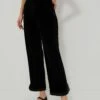 Black Velour Jojo Pants