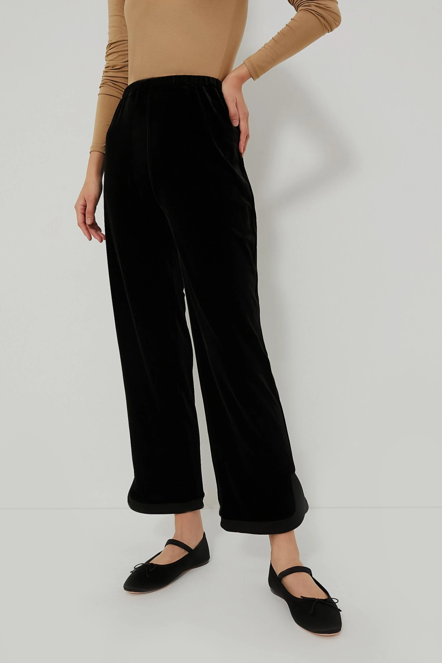 Black Velour Jojo Pants 1 Black Velour Jojo Pants