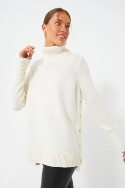 Winter White Sophia Sweater