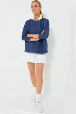 Heathered Navy Reversible Ally Swing Sweatshirt 14 Heathered Navy Reversible Ally Swing Sweatshirt -Outfit And Shoe Sales Store aXQwrfLM5tfsNrg5KD7bmcCidH7Wo00Q 1