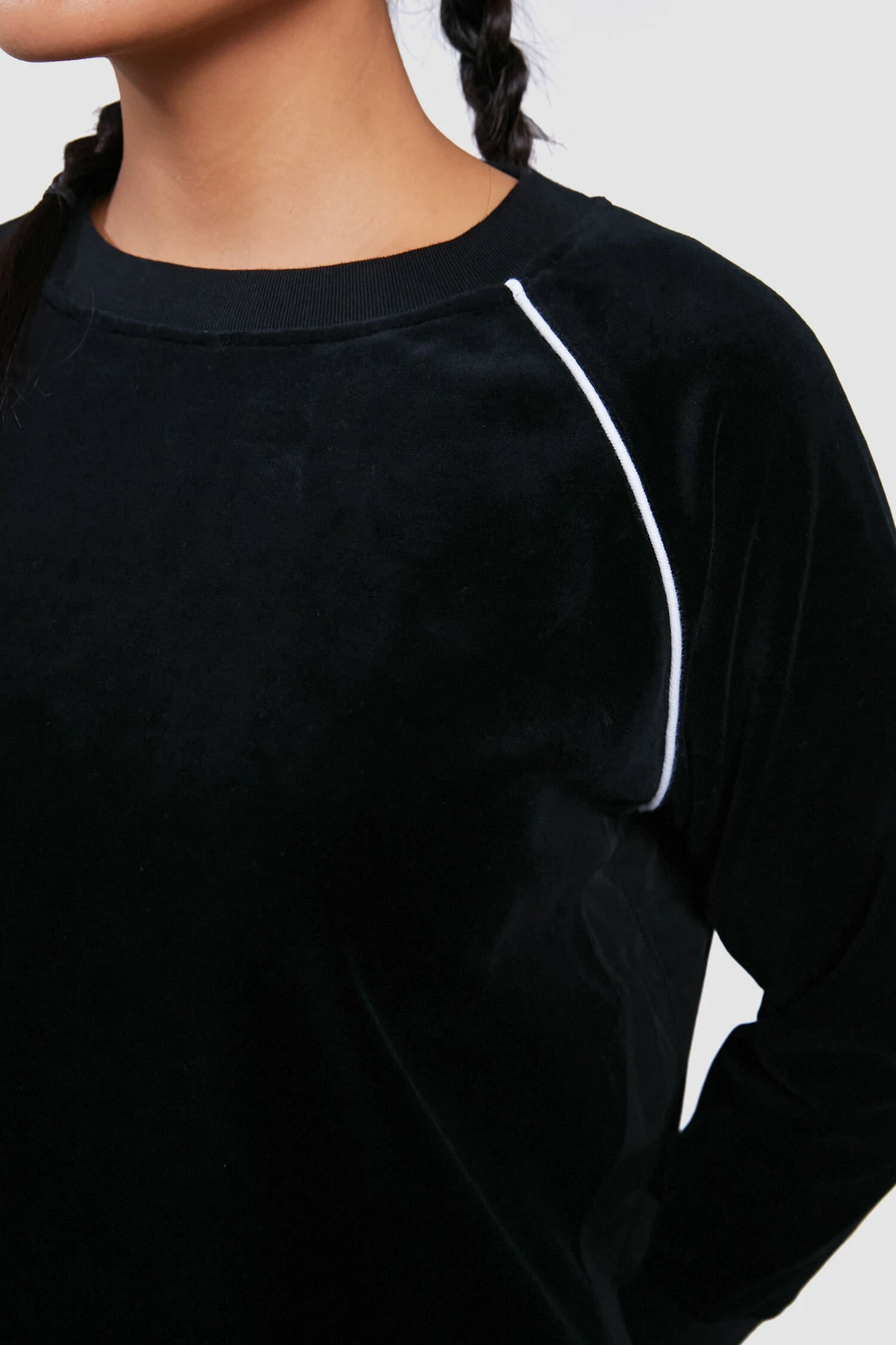 Black Velour Maggie Pullover 6 Black Velour Maggie Pullover - Image 6