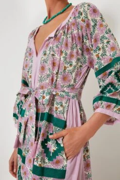 Pink And Green Manjur Kaftan -Outfit And Shoe Sales Store ajjvp8yHbRTtGqLR86AjDL7IrXsBiIKY 1