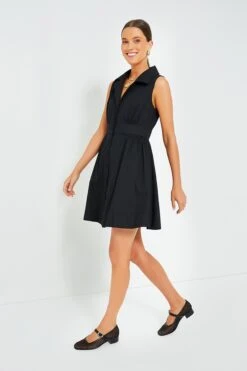 Black Sleeveless Noelle Shirt Dress -Outfit And Shoe Sales Store bEt7ofrQ21VmF7yzOJItfgi5Uf7To25x 1