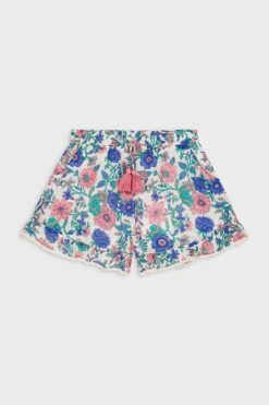 Louise Misha Blue Summer Meadow Vallaloid Shorts