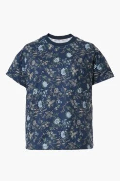 Navy Wildflower Short Sleeve Ryan Boyfriend Tee -Outfit And Shoe Sales Store c411VLw71GmpGtMDYLcKcAIsu7P12n98 1