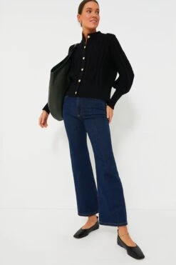 Black Cotton Colette Cardigan -Outfit And Shoe Sales Store cnwJnBOkX4ywQa8Su68aEU9oBytOz4Pd 1