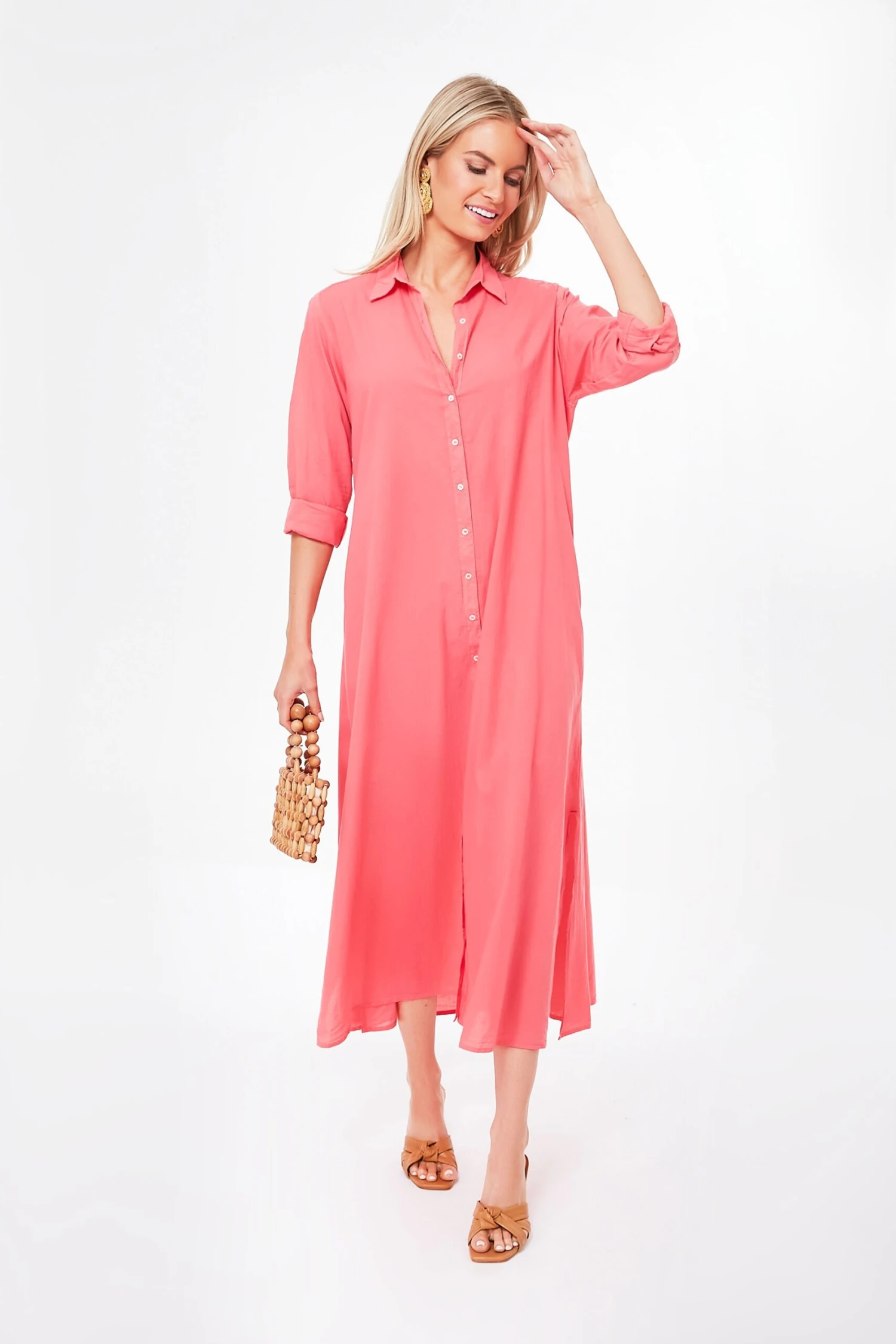 Coral Glow Boden Dress 2 Coral Glow Boden Dress - Image 2
