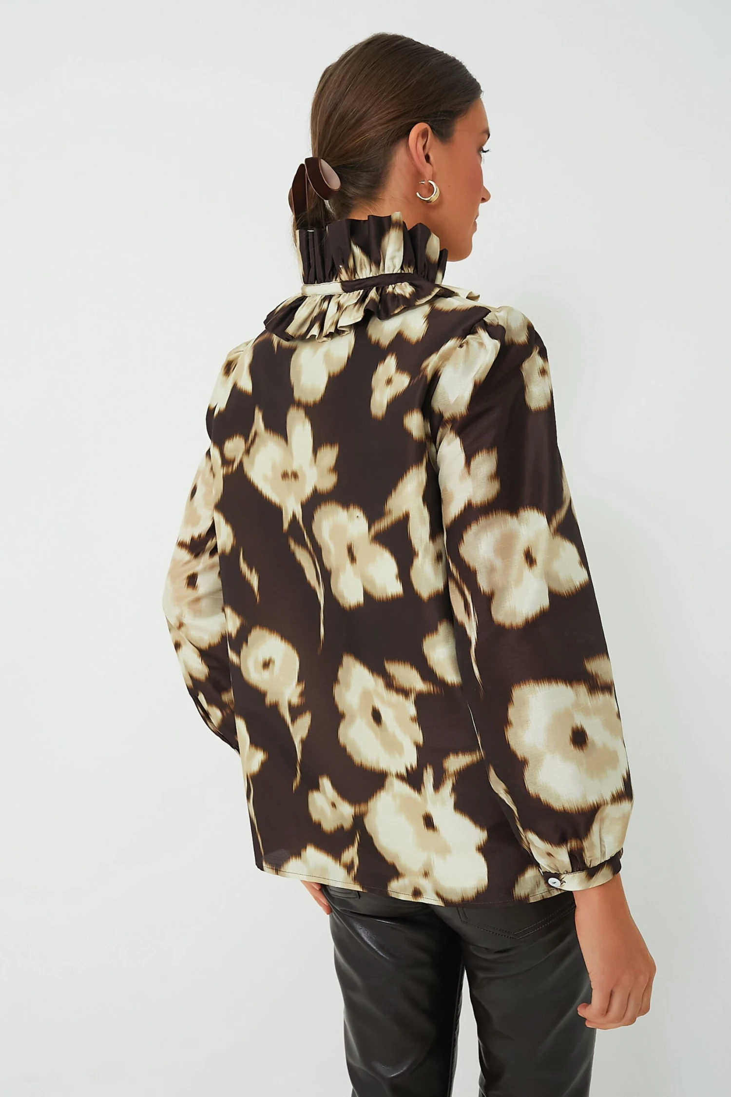 Dappled Hollyhock Bouvier Blouse 3 Dappled Hollyhock Bouvier Blouse - Image 3