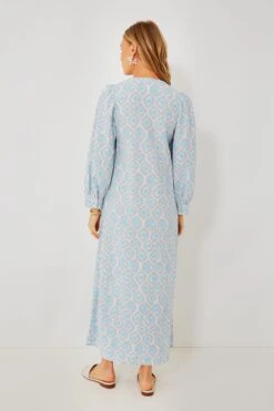 Blue Ikat Zipper Zadie Maxi Dress -Outfit And Shoe Sales Store d8xmuyOUZHM6Hni6ENbbNTbj1yvu24UF 1