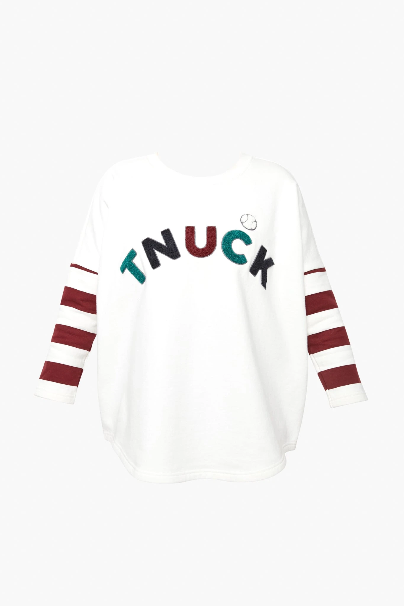 White Varsity Ally Swing Sweatshirt 6 White Varsity Ally Swing Sweatshirt - Image 6