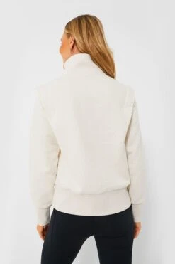 Varley Birch Marl Darah Half Zip Sweat -Outfit And Shoe Sales Store dYDFSq103go9ooSTQwvWdKp5hTwPoyLV 1