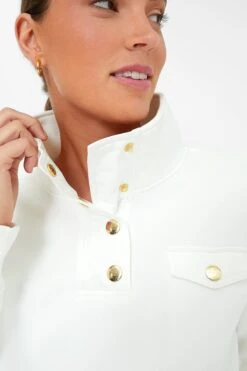 White Snap Neck Bailey Pullover 11 White Snap Neck Bailey Pullover -Outfit And Shoe Sales Store df1dk5myEyRgbEBkLJrCnrvmf1fu2SqJ 1