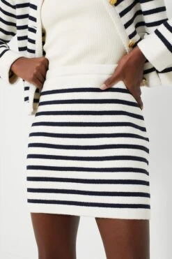 Navy & Cream Stripe Anna Knit Mini Skirt -Outfit And Shoe Sales Store dhMIOuPZ3S9xxQucxyZ7tushd4xuX3He 1