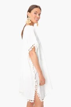 White Katie Caftan -Outfit And Shoe Sales Store dhVcagjyn2j1mFL3ds3N9RYmESnnA0VP 1