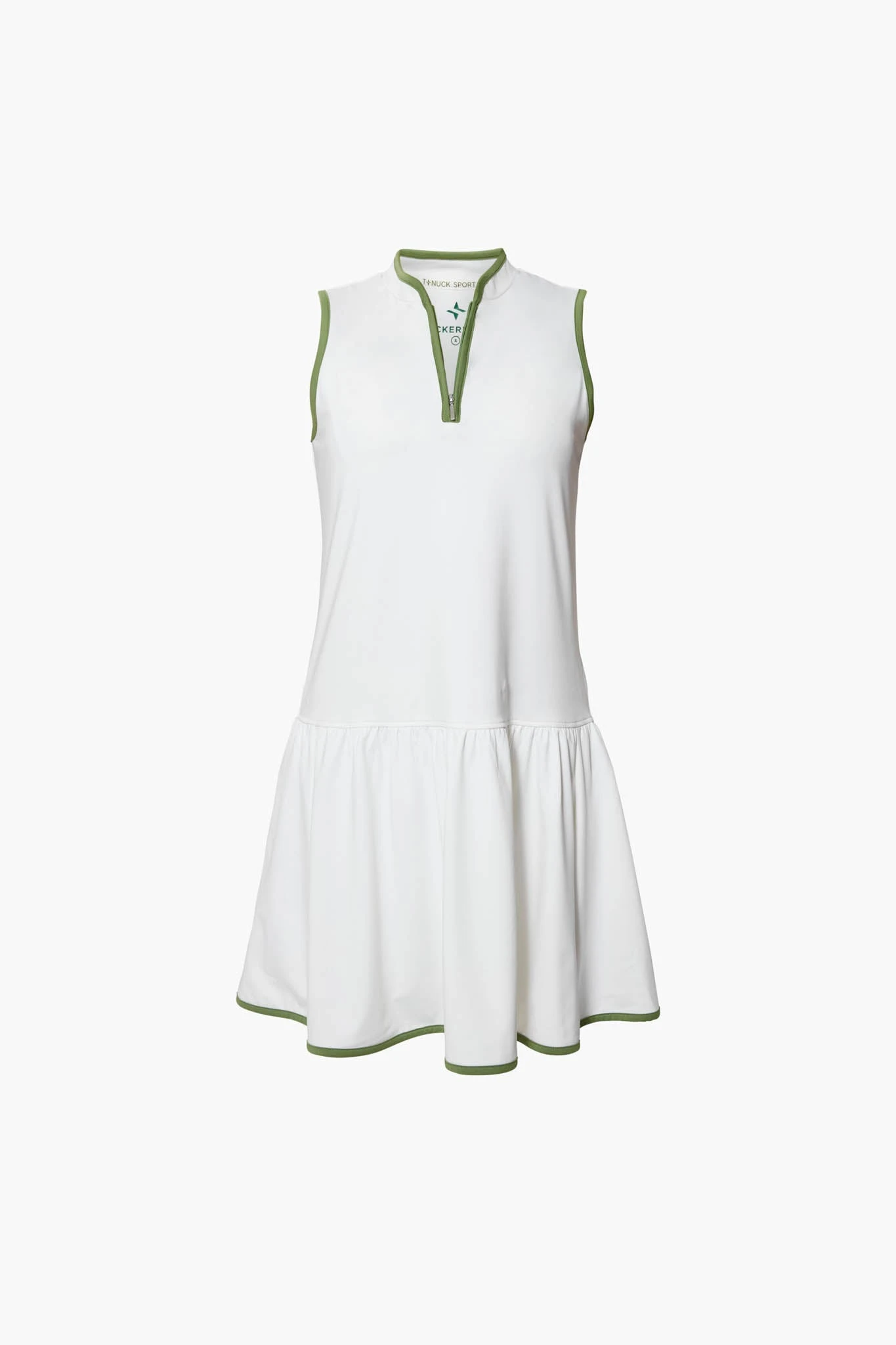 White And French Quarter Zip Emma Tennis Dress 6 White And French Quarter Zip Emma Tennis Dress - Image 6