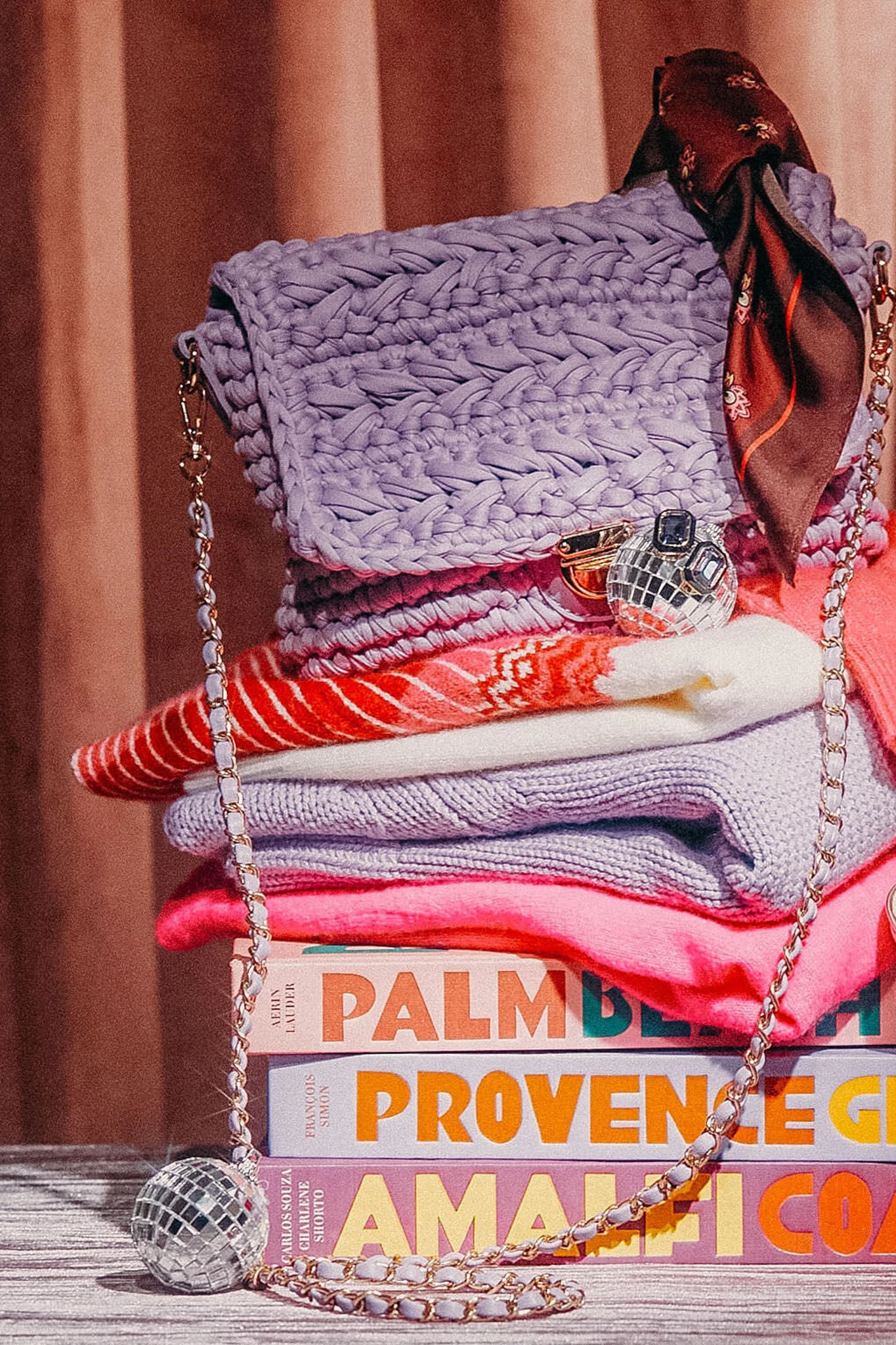 Hot Pink Cashmere Crewneck Sweater 6 Hot Pink Cashmere Crewneck Sweater - Image 6