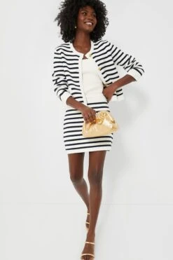 Navy & Cream Stripe Anna Knit Mini Skirt -Outfit And Shoe Sales Store e3WKaXaqmZlSQRnQo0Gyv31OidRBfKfo 1