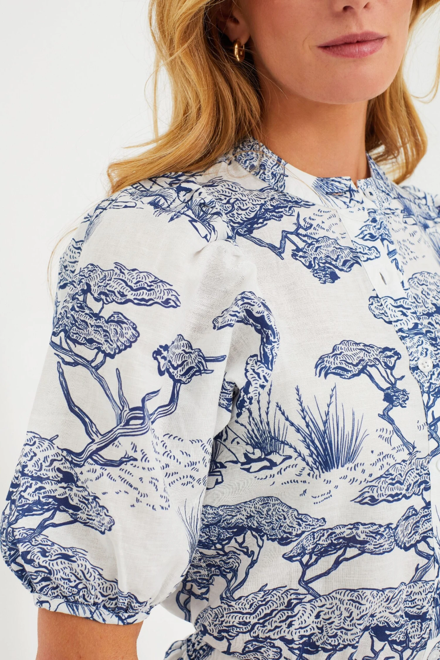 Safari White Balloon Shirt 5 Safari White Balloon Shirt - Image 5