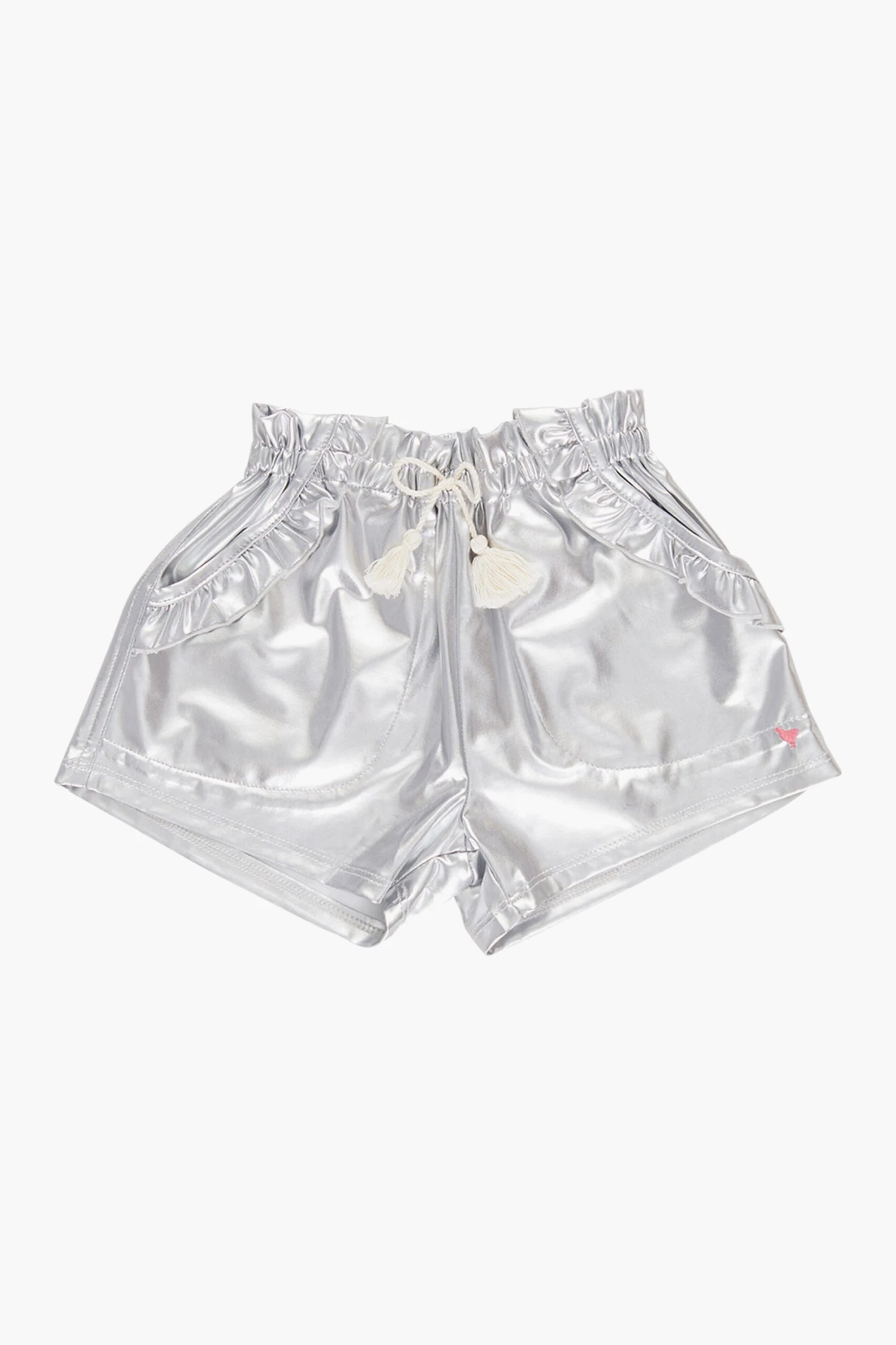 Silver Lame Theodore Short 1 Silver Lame Theodore Short
