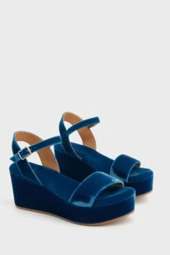 Indigo Girasol Velvet Platform Heels 8 Indigo Girasol Velvet Platform Heels -Outfit And Shoe Sales Store eYZbYHgUJ3bnDYUH5NzUjBGmQRQoEHyZ 1