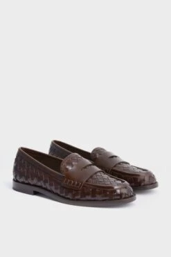 Loeffler Randall Espresso Woven Rachel Loafers -Outfit And Shoe Sales Store ee2lhHZYfv3S8yanDgmB7RkBjc45LFzL 1