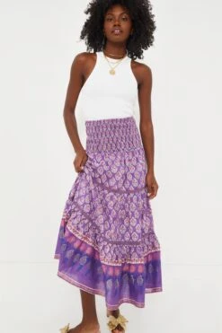 Purple Print Mandy Maxi Skirt -Outfit And Shoe Sales Store el3cQ8W9xTqpiY27v0y47QRILf1u9EVf 1