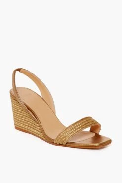 Castañer Oro Viejo Barby Wedge Sandals