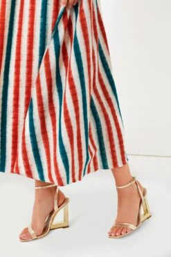 Brown Green Johanna Ikat Stripes Dress -Outfit And Shoe Sales Store eujg0enrPgsXvU0RMuntPvShEfYHemar 1