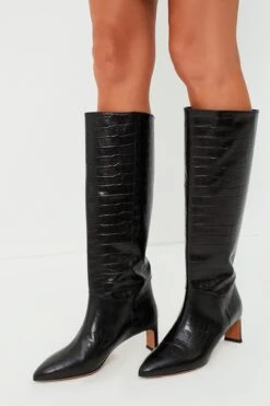 Black Croc Lou Walking Boots -Outfit And Shoe Sales Store fDvBuMnMaAYPBObTG5FGDvOd0DYrqzJZ 1