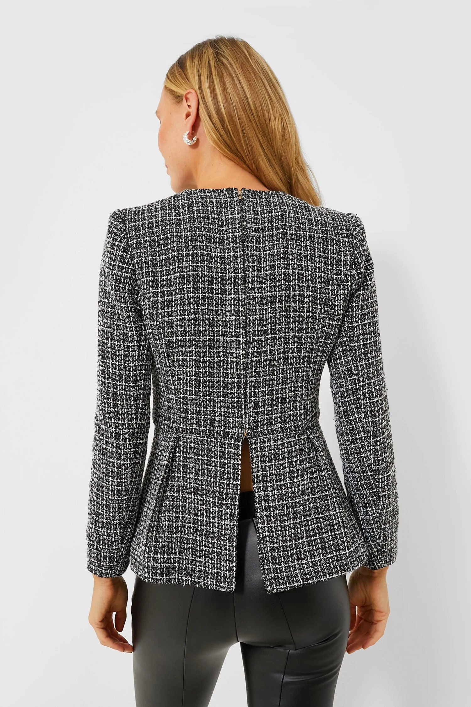Gray Brielle Tweed Jacket 4 Gray Brielle Tweed Jacket - Image 4