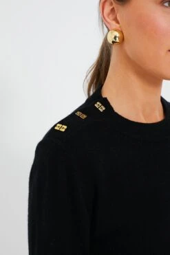 Ganni Black Cashmere Mix O-Neck Pullover -Outfit And Shoe Sales Store fd9pWbLPLyGRxnM0STEpkJibV9xGvRgt 1