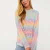Rainbow Candy Crewneck Sweater