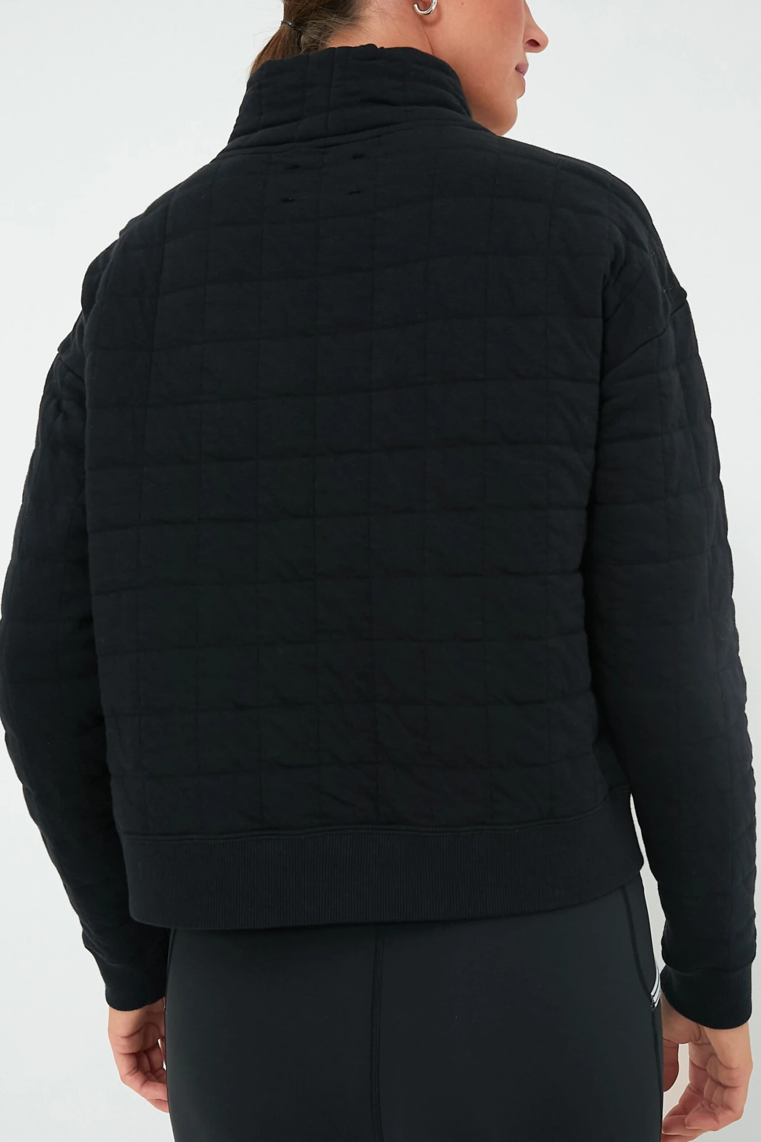 Black Quilted Wright Funnel Neck 4 Black Quilted Wright Funnel Neck - Image 4