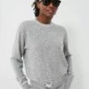 Long Sleeve Washable Cashmere Crewneck Sweater