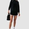 Black Velour Maggie Pullover