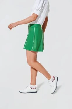 Green Piped 15 Inch Renee Golf Skirt -Outfit And Shoe Sales Store gGpAqmmx7ZNGHCCDGDvvCsvidoNRAtnb 1