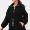 Varley Black Parnel Half Zip Fleece